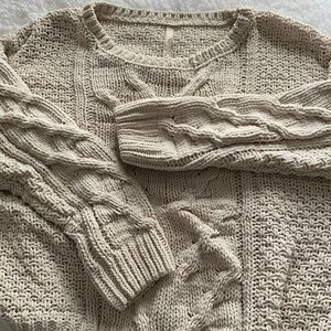 aeropostale chunk knit sweater